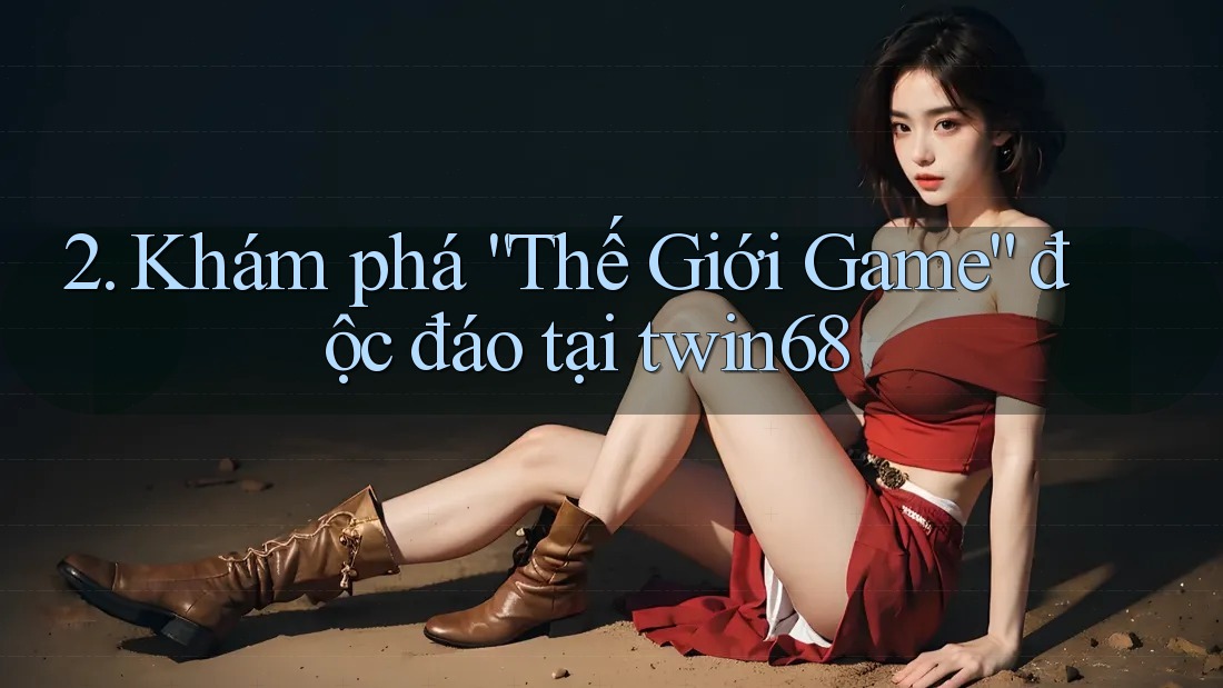 2. Khám phá “Thế Giới Game” độc đáo tại twin68 2. Khám phá “Thế Giới Game” độc đáo tại twin68