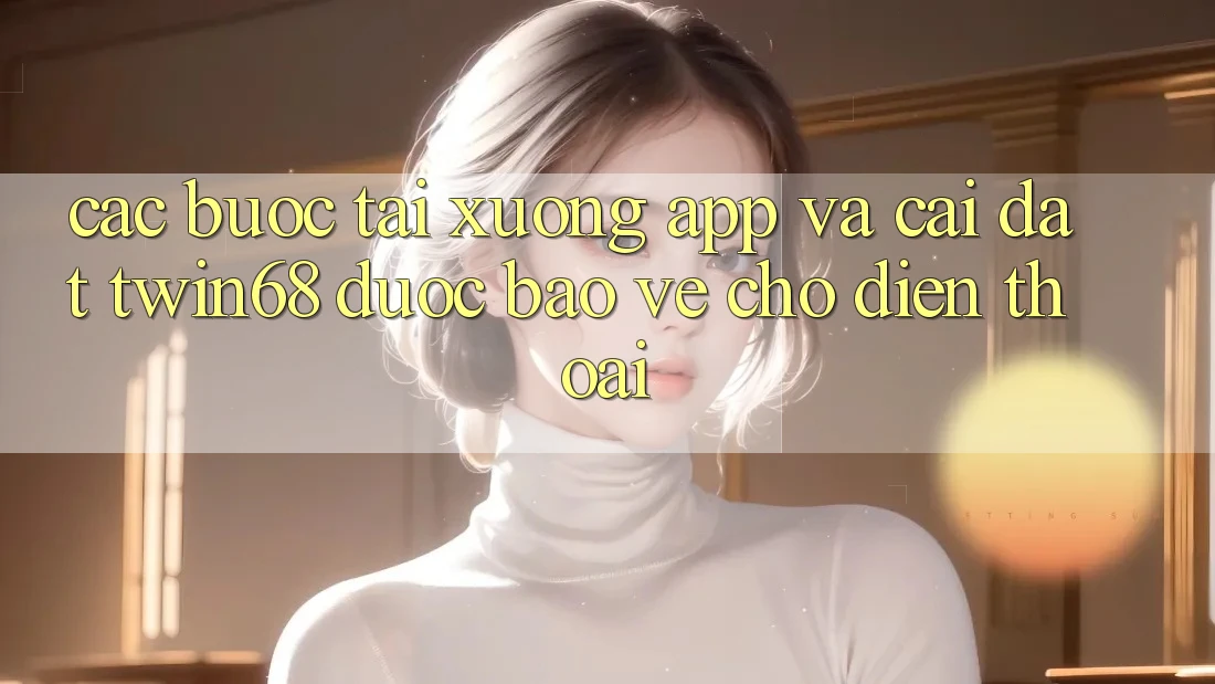 Các bước Tải xuống App Và Cài Đặt twin68 Được bảo vệ Cho Điện Thoại