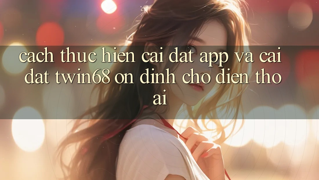 Cách thực hiện Cài đặt App Và Cài Đặt twin68 Ổn định Cho Điện Thoại