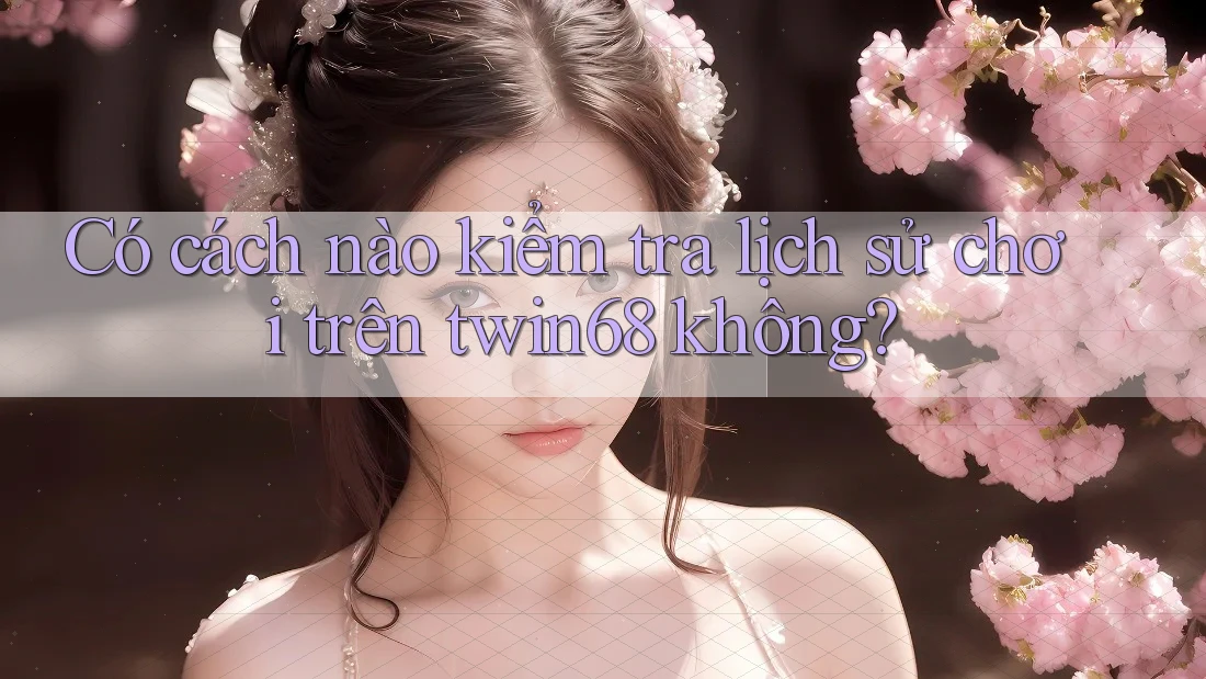 Có cách nào kiểm tra lịch sử chơi trên twin68 không? Có cách nào kiểm tra lịch sử chơi trên twin68 không?