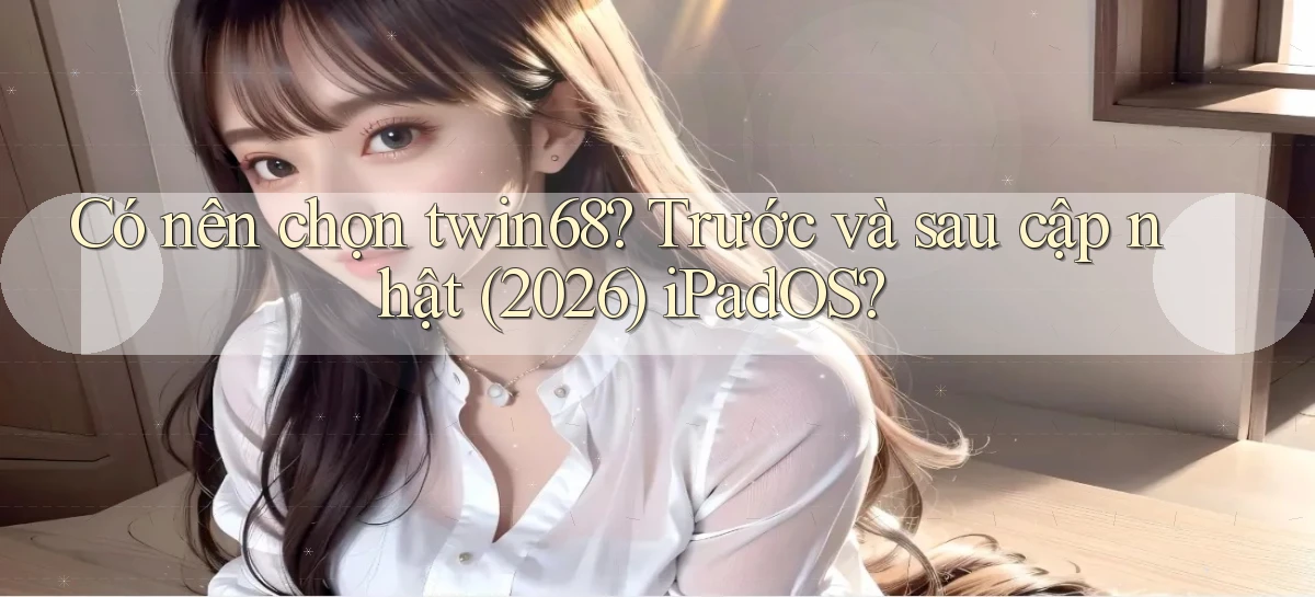 Có nên chọn twin68 trước và sau cập nhật (2026) iPadOS