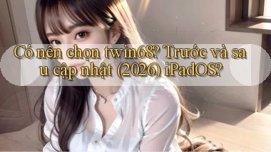 Có nên chọn twin68 trước và sau cập nhật (2026) iPadOS