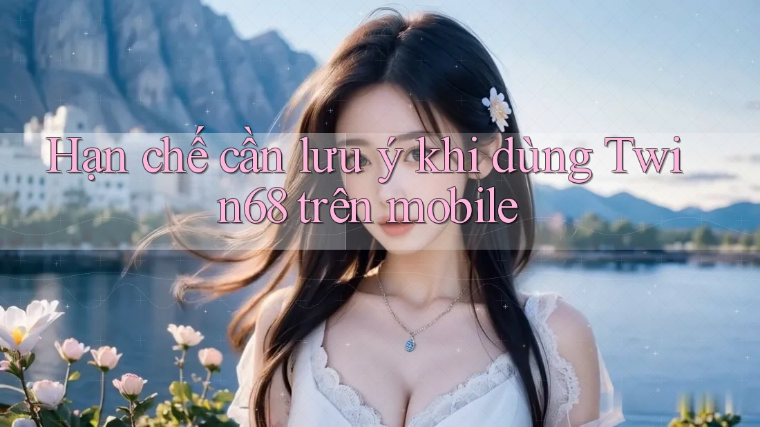 Hạn chế cần lưu ý khi dùng Twin68 trên mobile Hạn chế cần lưu ý khi dùng Twin68 trên mobile