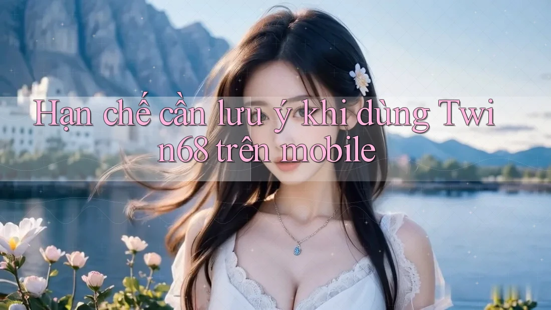 Hạn chế cần lưu ý khi dùng Twin68 trên mobile Hạn chế cần lưu ý khi dùng Twin68 trên mobile