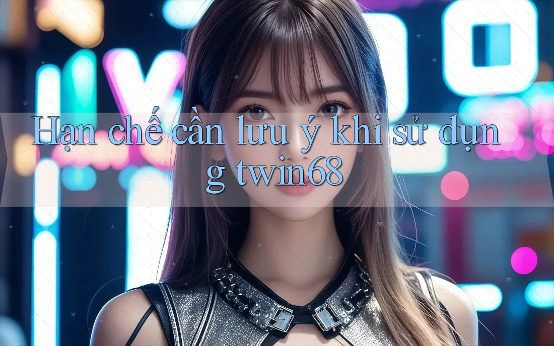 Hạn chế cần lưu ý khi sử dụng Twin68 Hạn chế cần lưu ý khi sử dụng Twin68