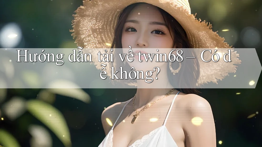 Hướng dẫn tải về twin68 – Có dễ không? Hướng dẫn tải về twin68 – Có dễ không?