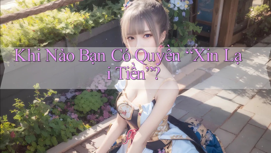 Khi Nào Bạn Có Quyền “Xin Lại Tiền”? Khi Nào Bạn Có Quyền “Xin Lại Tiền”?