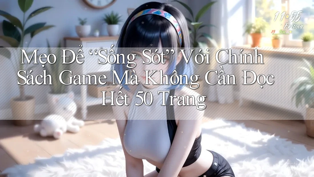 Mẹo Để “Sống Sót” Với Chính Sách Game Mà Không Cần Đọc Hết 50 Trang