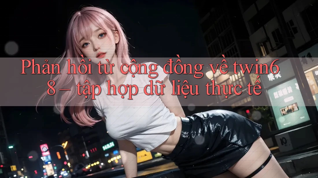 Phản hồi từ cộng đồng về twin68 – tập hợp dữ liệu thực tế Phản hồi từ cộng đồng về twin68 – tập hợp dữ liệu thực tế