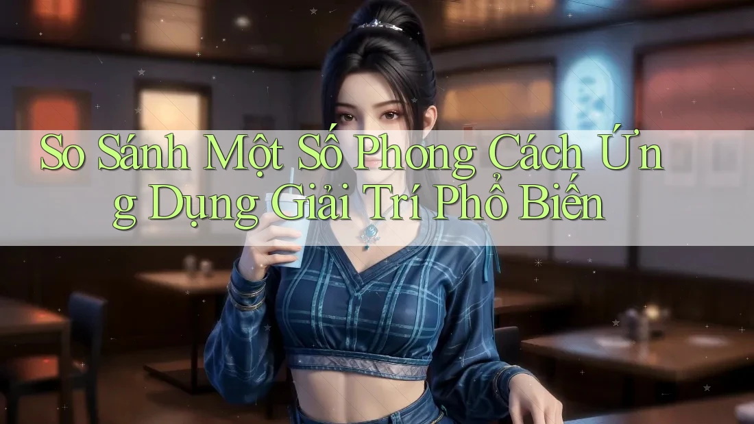 So Sánh Một Số Phong Cách Ứng Dụng Giải Trí Phổ Biến So Sánh Một Số Phong Cách Ứng Dụng Giải Trí Phổ Biến