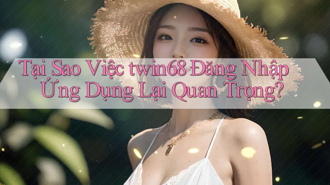 Tại Sao Việc twin68 Đăng Nhập Ứng Dụng Lại Quan Trọng? Tại Sao Việc twin68 Đăng Nhập Ứng Dụng Lại Quan Trọng?