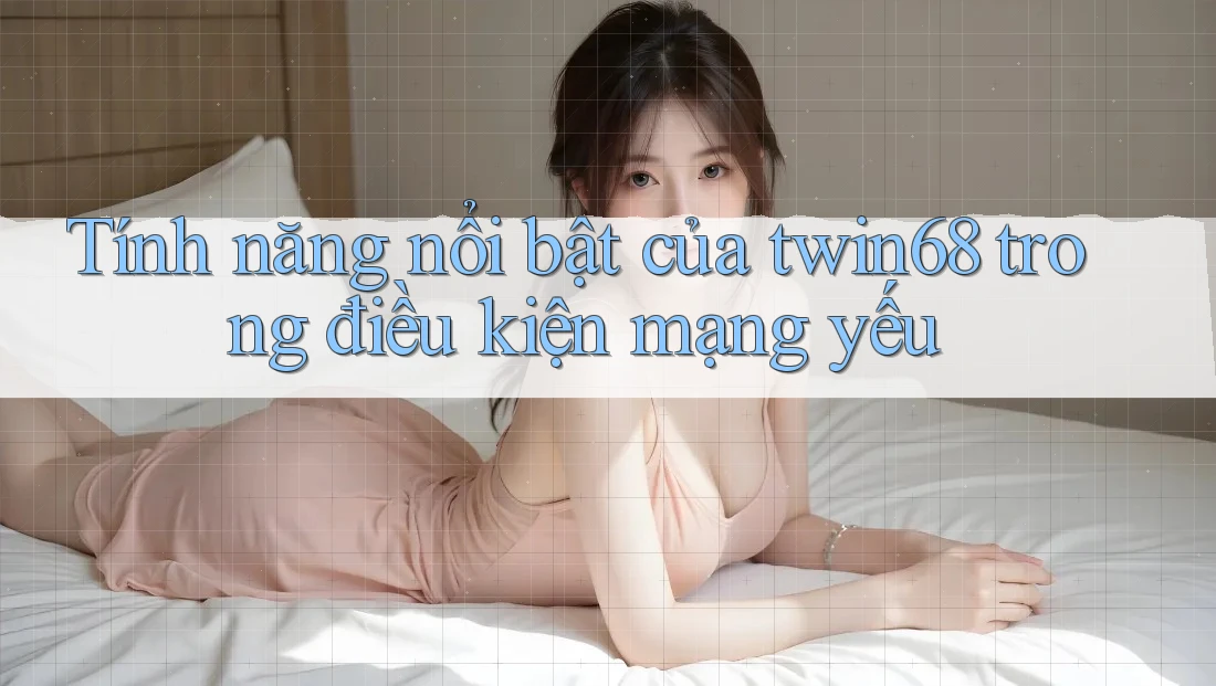 Tính năng nổi bật của twin68 trong điều kiện mạng yếu Tính năng nổi bật của twin68 trong điều kiện mạng yếu