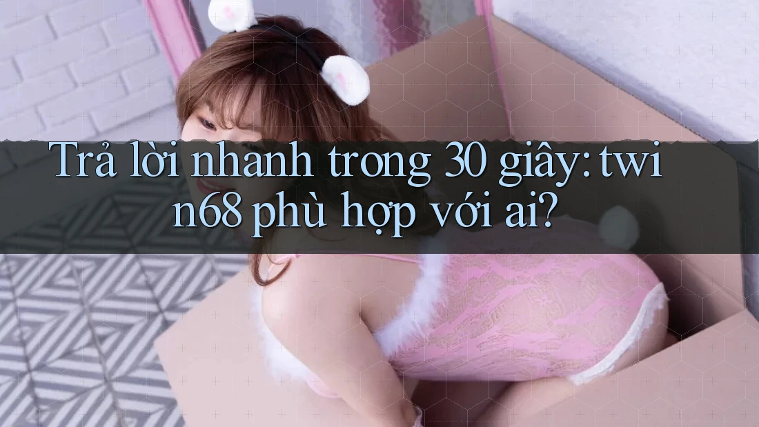 Trả lời nhanh trong 30 giây: twin68 phù hợp với ai?