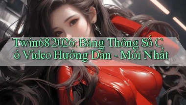 Twin68 2026 bảng thông số có video hướng dẫn mới nhất