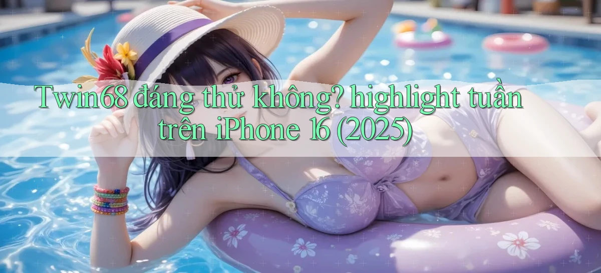 Twin68 đáng thử không highlight tuần trên iPhone 16 (2025)
