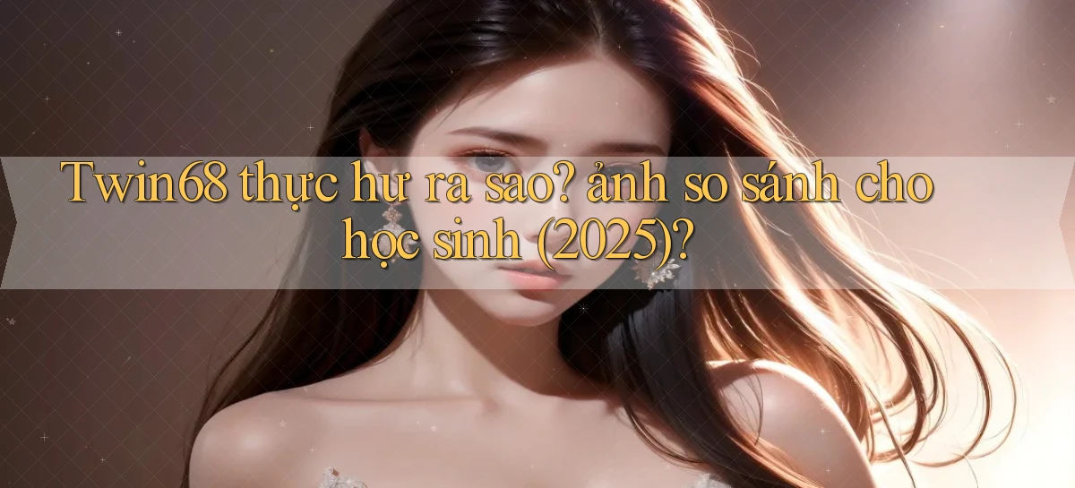 Twin68 thực hư ra sao ảnh so sánh cho học sinh (2025)