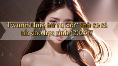 Twin68 thực hư ra sao ảnh so sánh cho học sinh (2025)