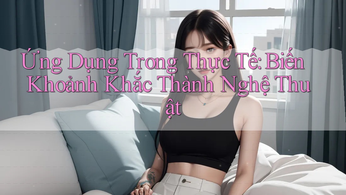 Ứng Dụng Trong Thực Tế: Biến Khoảnh Khắc Thành Nghệ Thuật Ứng Dụng Trong Thực Tế: Biến Khoảnh Khắc Thành Nghệ Thuật