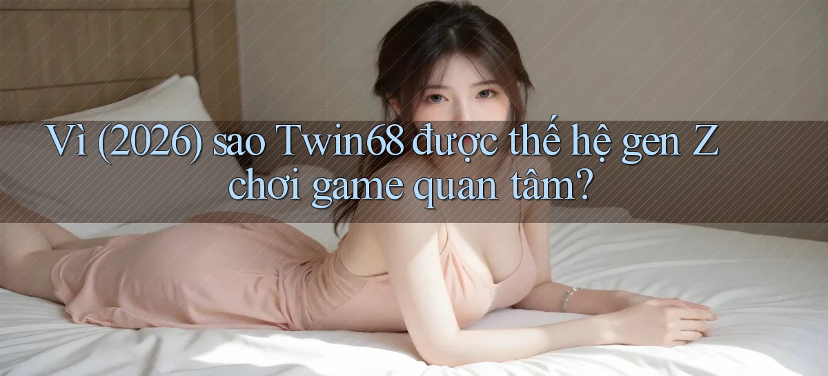 Vì (2026) sao Twin68 được thế hệ gen Z chơi game quan tâm