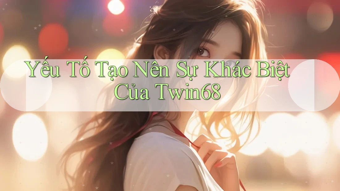 Yếu Tố Tạo Nên Sự Khác Biệt Của Twin68 Yếu Tố Tạo Nên Sự Khác Biệt Của Twin68